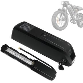 بطارية بديلة للدراجة الإلكترونية 48 فولت 15 أمبير، واجهة USB، مؤشر LED 5 سنون، مفتاح الطاقة، 48 فولت للدراجة ثلاثية العجلات الكهربائية 0-1500 وات (48v15ah-5pin) in Kuwait