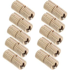 10pcs Copper Invisible Barrel Hinges 8mm for Jewelry Box Cabinet Door, Concealed Small Box Hardware Hinges with 180 Degree Opening for Craft and DIY Projects in Kuwait