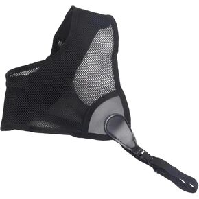 Archery Chest Guard, Adjustable Straps, Breathable Mesh Fabric, Lightweight Bow Hunting Protector, Black in Kuwait
