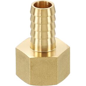 قطعة واحدة من METALLIXITY محول خرطوم نحاسي إلى NPT أنثى 1/2 بوصة Barb x 1/2 بوصة NPT أنثى للسيارات والدراجات النارية والبحرية والشاحنات وأنظمة الوقود RV in Kuwait