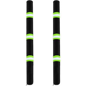 2Pcs with Reflective Stripe Boat Trailer Guide Pole Covers,for Pontoon Fishing Boat,Sailboat Trailer Waterproof Heavy Duty UV Fade Proof Canvas Protective Cover. (60’’) in Saudi Arabia