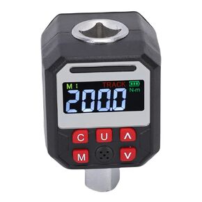 1/2 Inch 10-200Nm Digital Torsion Wrench Adapter Set, with Enhanced Visibility, 500 Datasets Storage, Chrome Steel Structure, ASME and DIN ISO Calibration for Repair in Kuwait