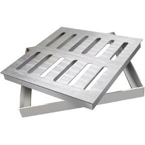 Outdoor Stainless Steel Drain Grates for Floor and Sewer Systems - Durable, Rust-Resistant, Heavy-Duty Grates for Efficient Water Drainage and Enhanced Yard Aesthetics in Kuwait