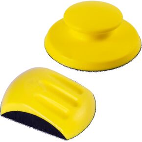 قطعتان من مكعبات الصنفرة مقاس 7.62 سم ​​خطاف دائري وحلقة صنفرة من أجل ترميم أثاث النجارة وأعمال فنون الجسم والحرف اليدوية كتلة الصنفرة اليدوية in Kuwait