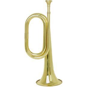 Beginners Trumpets Brass Bugle Trumpet with Mouthpiece for School Band Orchestra Brass Musical Instrument,Gold in Kuwait