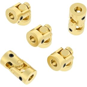 Universal Joints Mini Coupling Brass Universal Joint 3mmx3mm Diameter 7mm Length 13mm Model Ship Coupler Gimbal for connecting model cars, model ships, robots, et in Kuwait