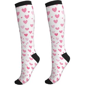 جوارب نسائية عالية الضغط للركبة، جوارب داعمة للجري، الرياضة، السفر، الراحة اليومية in Kuwait