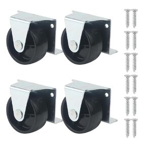 عجلات دوارة منخفضة الحجم مقاس 2 بوصة للسرير المتدحرج، والسرير القابل للطي للخزانة، والدرج، وخزانة الأثاث المتدحرجة، ودرج السرير المتدحرج 4 عبوات in Kuwait