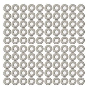 100 قطعة من الحلقات المسطحة لمسمار M8 (معرف 1/4 بوصة × 1 بوصة OD × 0.078 بوصة سمك)، 304 من الفولاذ المقاوم للصدأ، مجموعة غسالات مترية، غسالات حاجز M8 لمجموعة متنوعة من أجهزة البراغي، داخلي وخارجي، للاستخدام الصناعي in Kuwait