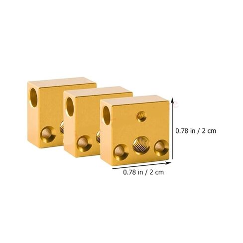 3 Sets Aluminum Heater Block with Stainless Steel Throat in Kuwait