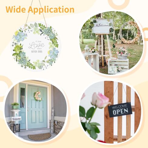 10 لافتات قرصية معلقة على باب الألومنيوم، 12 في الفراغات الزخرفية غير المكتملة لمشروعات التسامي اليدوية، تأتي مع خطافات وحبال in Kuwait