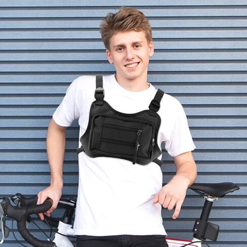 حقيبة صدر رياضية من كاكالوت للرجال والنساء، حقيبة صدرية للجري في الهواء الطلق، حزام كتف قابل للتعديل، حقيبة صدر للتنزه سيرًا على الأقدام والتمرين in Kuwait