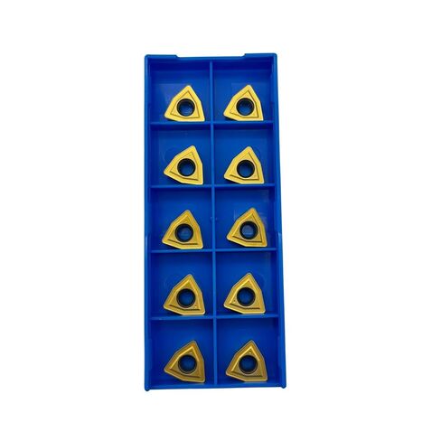10 PCS Carbide Turning Inserts WCMX050308 (WCMX32.51) CNC Lathe Replacement Carbide Inserts for Indexable Lathe Turning Tool Holder (WCMX050308) in Saudi Arabia