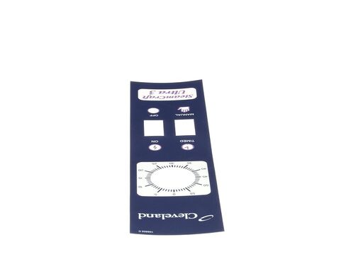 Cleveland 106602 Label for Control Panel (UL Timer) in Saudi Arabia