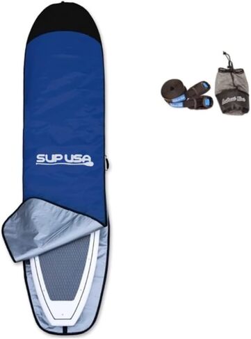 حقيبة التجديف الفاخرة SUP USA | 10' 6" أزرق | يحمي ألواح التجديف وألواح ركوب الأمواج والمزيد in Saudi Arabia