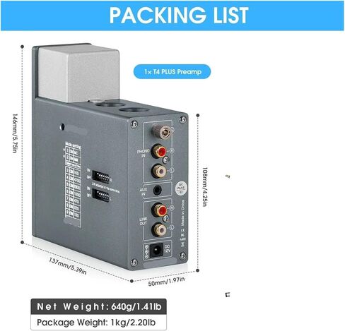 5654 Tube Phono Preamplifier Stereo Audio Preamplifier in Saudi Arabia