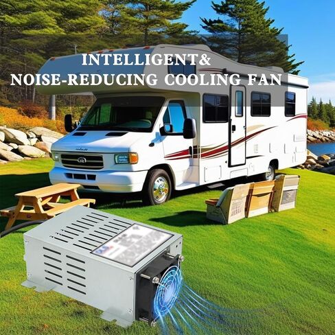 محول الطاقة مع استبدال شاحن البطارية الذكي المدمج 3 مراحل لـ DLS DLS-45 45 AMP 12V RV Charger in Saudi Arabia
