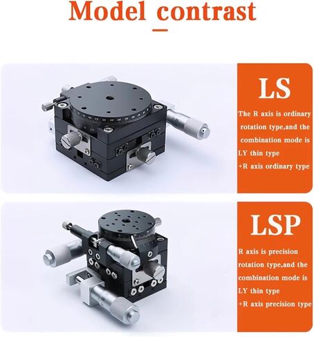 مرحلة تحديد المواقع الدوارة بمحرك XYR 80 مم LSP80-L ميكرومتر منصة التشذيب اليدوية طاولة الترجمة طاولة دوارة عبر السكك الحديدية طاولة منزلقة عالية الدقة in Kuwait