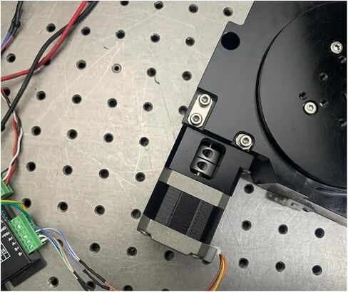 مرحلة تحديد المواقع الدوارة بمحرك بقطر مجوف 42 قرص دوار للمحرك المتدرج، لوحة فهرسة CNC، ترس دودي عالي الدقة للمحور R، قرص دوار أعلى الطاولة 100 مم in Kuwait