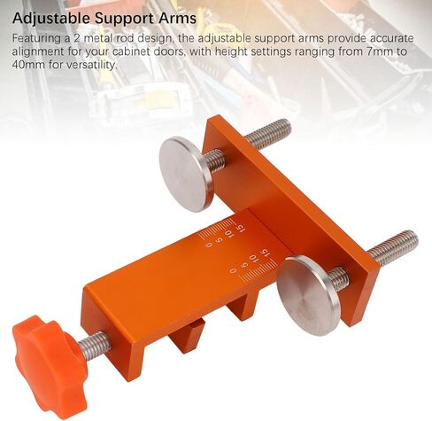 موضع تركيب باب الخزانة من سبائك الألومنيوم مع أذرع دعم قابلة للتعديل، لتسريع أي مشاريع تركيب، لخزائن المطبخ، ومنضدة الحمام، والخزائن in Kuwait