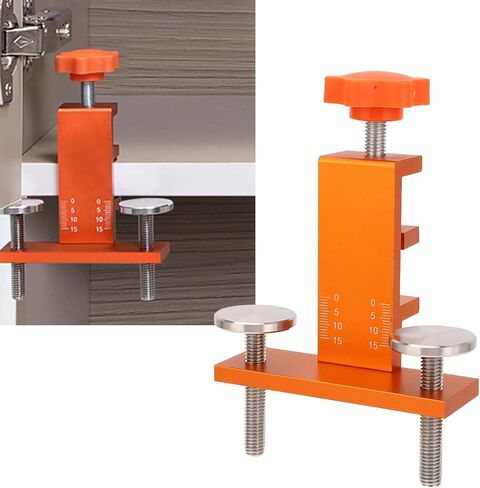 موضع تركيب باب الخزانة من سبائك الألومنيوم مع أذرع دعم قابلة للتعديل، لتسريع أي مشاريع تركيب، لخزائن المطبخ، ومنضدة الحمام، والخزائن in Kuwait