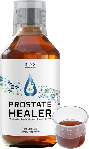 Ben's Natural Health Prostate Healer, Herbal Liquid Tincture for Prostate Support, Urinary Flow, and Bladder Health, 8 fl oz in Saudi Arabia