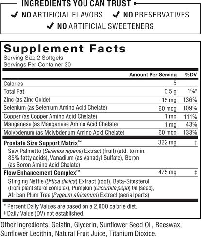 Force Factor Prostate, 3-Pack, Saw Palmetto and Beta Sitosterol Supplement for Men, Prostate Health Support, Size Support, Urinary Relief, Bladder Control, Reduce Nighttime Urination, 180 Softgels in Saudi Arabia