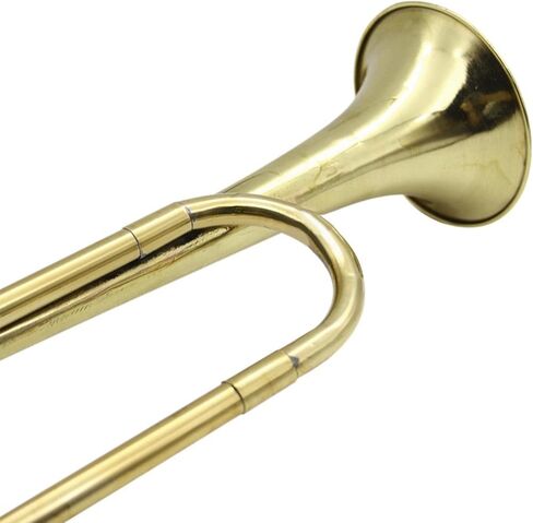 Bugle Cavalry Trumpet - Portable Brass Cavalry Instrument For Marching And Ceremonial Use, Retro Standard Design With Durable Construction, Brass Bugle Musical Instrument For Beginners Students in Saudi Arabia