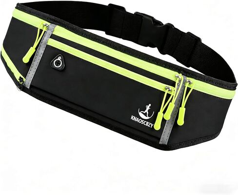 4 Pocket Running Belt for Men & Women, Fanny Pack for All Cell iPhone,Gym, Marathon, Cycling Workout in Saudi Arabia