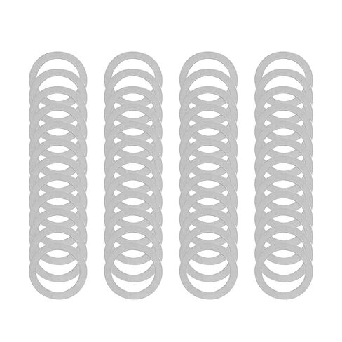 M10x14mm Steel Shim Set 48pcs – Large Diameter Precision Washers 0.1/0.2/0.3/0.5mm for Shaft Spacing, Heavy Equipment, Compatible with M10 Metric Bolts in Kuwait
