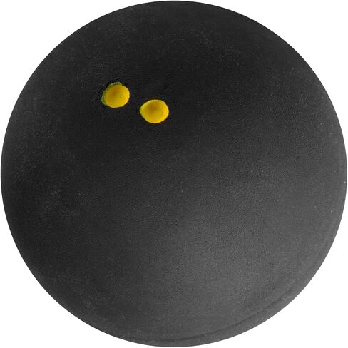 Uonlytech Double Yellow Dot Squash Ball High Elasticity Racket Ball Slow Speed Training for Beginners and Professional Squash Practice in Saudi Arabia