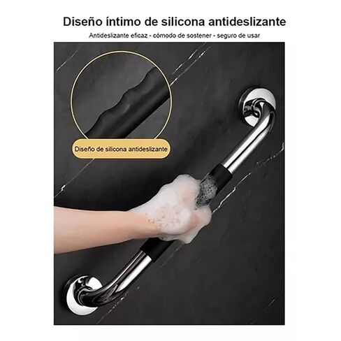 مقبض دش Kikumi، مقبض حمام من السيليكون المقاوم للصدأ 304 غير قابل للانزلاق لكبار السن وكبار السن والمعاقين والحوامل in Kuwait