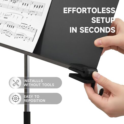 حامل قوس لحامل الموسيقى مع مشبك قلم رصاص - منظم خطاف قابل للطي للكمان والفيولا والتشيلو والباس، وشماعات الكمان in Kuwait