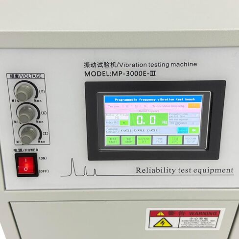 110V 3-Axis Vibration Test Bench - 132lbs Load Capacity, 1~400Hz Variable Frequency Vibrometer Analyzer with 1.5kW Motor, Vibration Testing Machine in Saudi Arabia