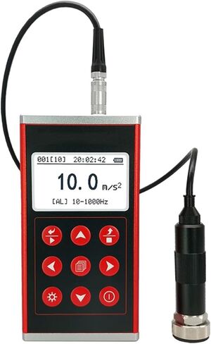 Handheld Digital Vibration Analyzer, Portable Digital vibrometer, LCD Screen, high-Sensitivity Probe, for Mechanical Fault Detection in Saudi Arabia