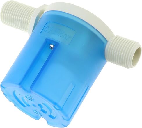 Water Float Valve, 2 Pack 1/2" Automatic Water Level Control Valve, NPT Male Inlet, Blue Float Valve for Water Tanks, Swimming Pools, Aquariums, Solar Powered, Internal Design in Kuwait