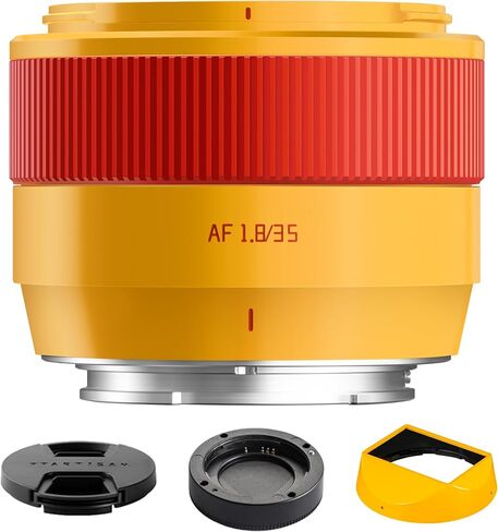 Ttartisan AF 35mm F1.8 II Silver for e-mount ، APS-C Auto Focus عدسة كبيرة الفتحة متوافقة مع كاميرات Sony Lirrorless in Kuwait