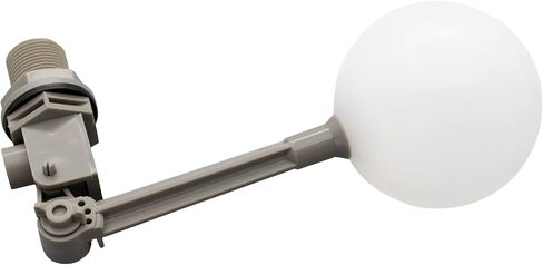2PCS 3/4 Float Valve for Water Tank Plastic Water Grey Float Valve with Adjustable Arm Automatic Fill for Water Tank Pond, Livestock Waterer in Kuwait
