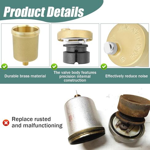 400-4 1/8-Inch-NPT Float Air Hy-Vent, for Most Boiler Air Vent Heating Systems in Kuwait