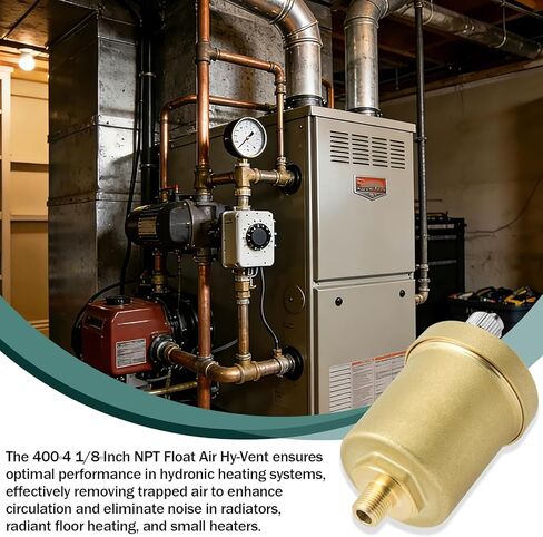 400-4 1/8-Inch-NPT Float Air Hy-Vent, for Most Boiler Air Vent Heating Systems in Kuwait