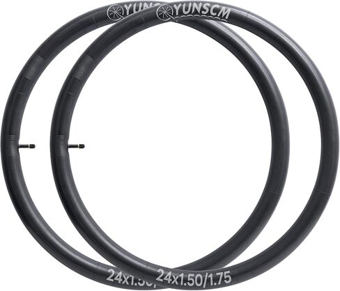 2-PCS 24" Bike Tubes 24x1.50/1.75 AV32mm Schrader Valve 24" Bicycle Inner Tubes Compatible with 24 x 1.50 24 x 1.75 Bike Tire Tubes (Y-1238) in Saudi Arabia