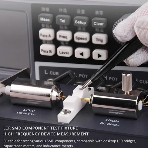 Adjustable Digital Bridge Test Fixture, LCR/RCL Meter Test Fixture, Frequency Range DC-30MHz, High Precision, Multi-Meter for 0201-1812 SMD Component, Benchtop LCR Meters in Saudi Arabia