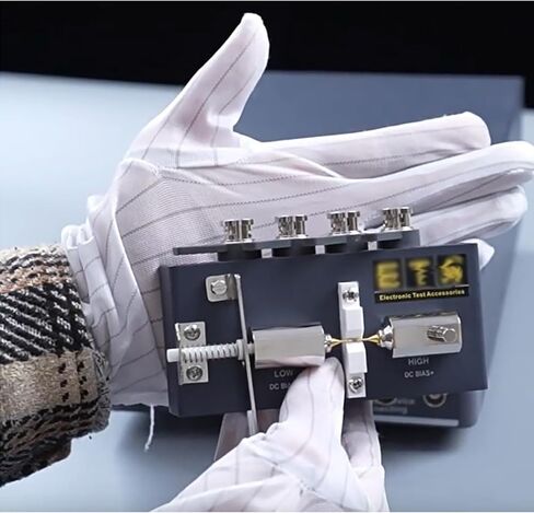 Adjustable Digital Bridge Test Fixture, LCR/RCL Meter Test Fixture, Frequency Range DC-30MHz, High Precision, Multi-Meter for 0201-1812 SMD Component, Benchtop LCR Meters in Saudi Arabia