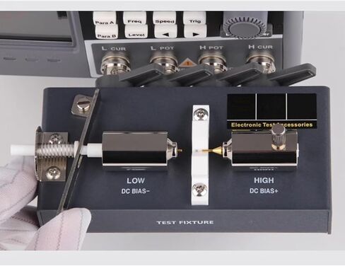 LCR/RCL Meter Test Fixture, Adjustable Digital Bridge Test Fixture, Frequency Range DC-30MHz, High Precision, for SMT/SMD Components Tester Multi-Meter in Saudi Arabia