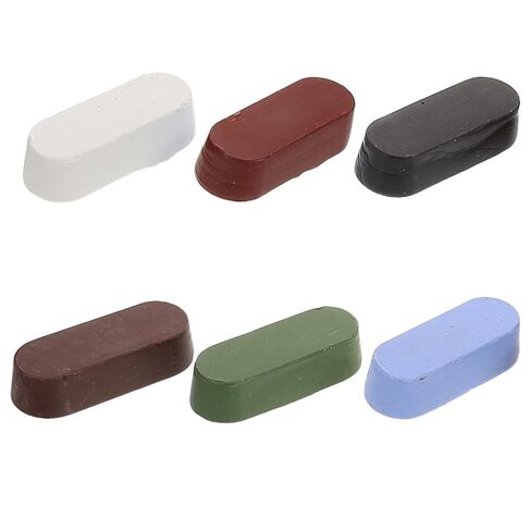 6pcs Metal Polishing Wax Kit 30g Each – Buffing Paste for Stainless Steel and Aluminum, Multi-Color Polishing Compounds for Scratch Removal and Mirror Finish, Indoor Metal Buffing in Kuwait