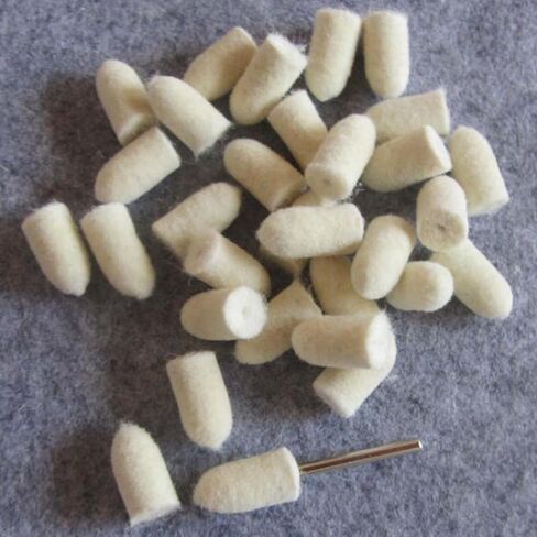 76 قطعة من عجلة تلميع الصوف اللباد ومجموعة أدوات حفر عجلة التلميع مع مغزل لتفصيل السيارات وملحقات تلميع الطاقة in Kuwait