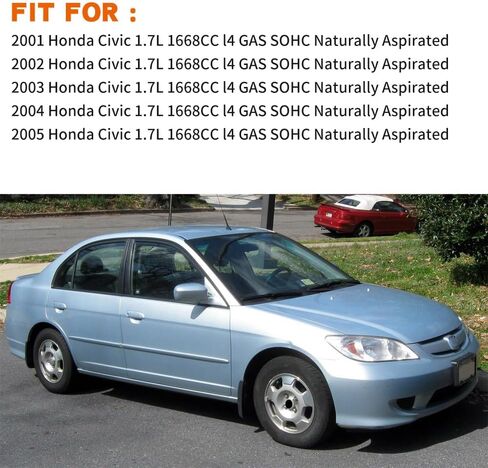 طقم حزام توقيت المحرك TCK312 مع مضخة مياه، متوافق مع 2001-2005 Honda Civic DX EX HX LX GX 1.7L L4 SOHC محرك مطحون بشكل طبيعي، يناسب نماذج كوبيه وسيدان يستبدل # TB312K1 95312K1 in Saudi Arabia