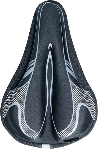 BraceUP Gel Bike Seat Cover for Women & Men, Padded Bicycle Seat Cushion with Extra Thick Silicone Sponge, Anti-Slip Design, for Stationary, Spin, and Indoor Cycling Bikes in Kuwait