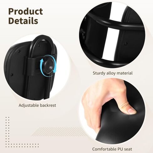 Bike Seat with Backrest, Oversized Memory Foam Bicycle Cushion with Back Support, Universal PU Saddle for Tricycle, Mountain & Electric Bikes, Includes Full Installation Kit in Kuwait