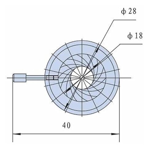 غشاء قزحي قابل للتعديل 18 فتحة، نطاق التعديل 0.5 مم - 18 مم in Kuwait